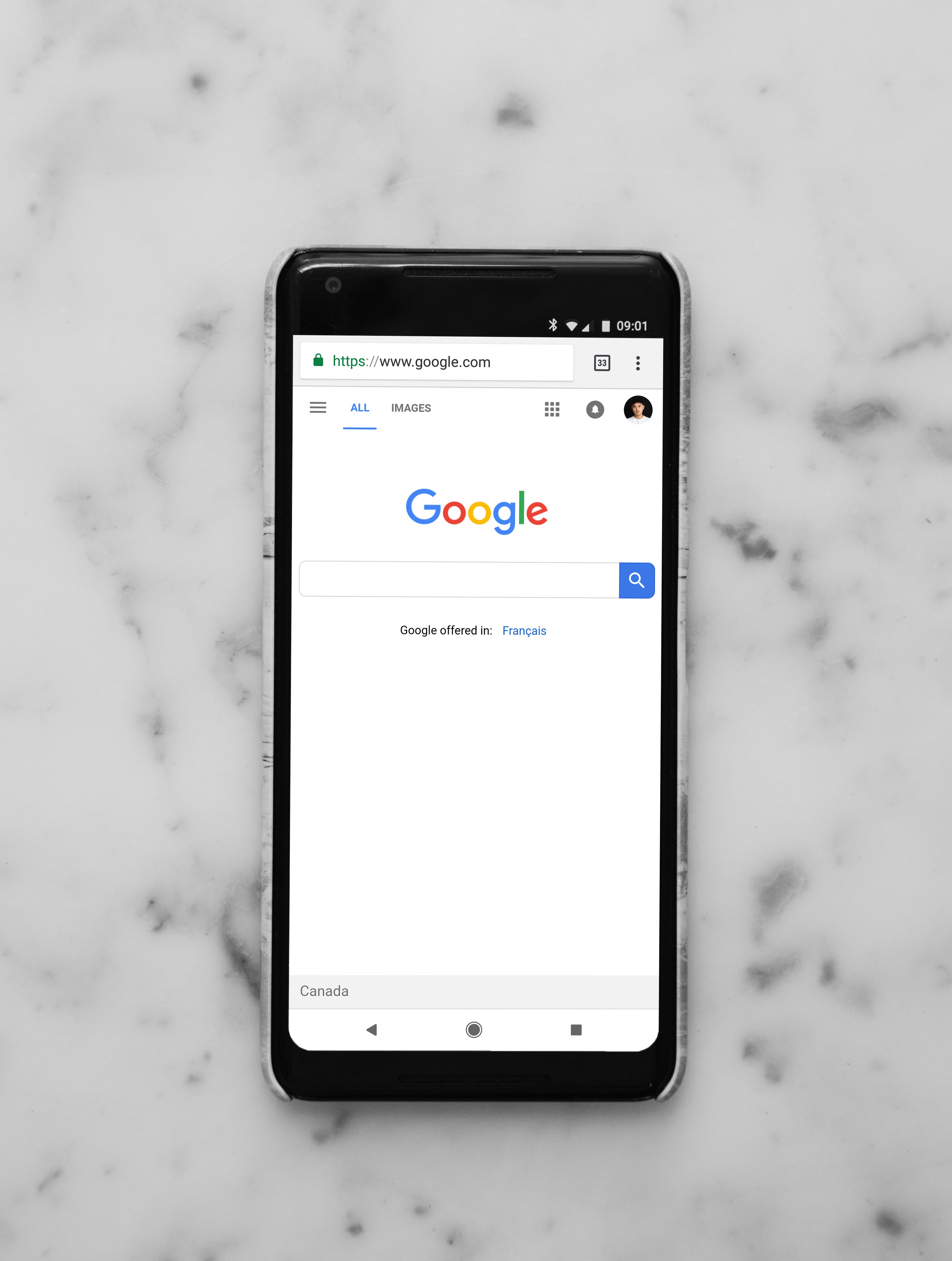 Searching on google